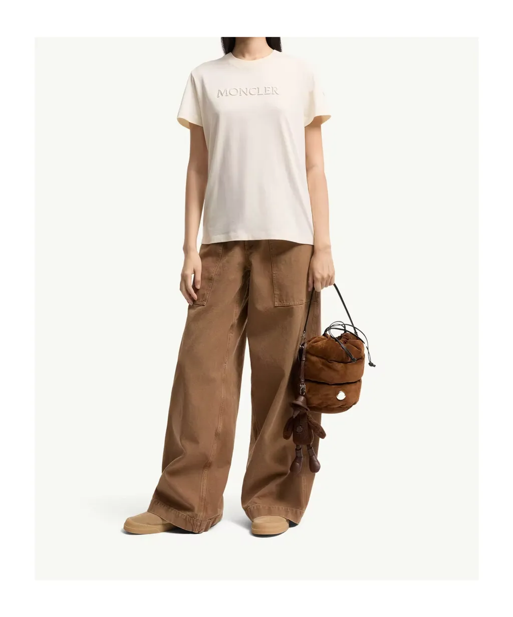 Moncler Embroidered Tonal Logo T-Shirt