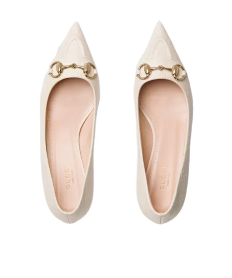 Gucci Horsebit Detailed Pointed-Toe Pumps