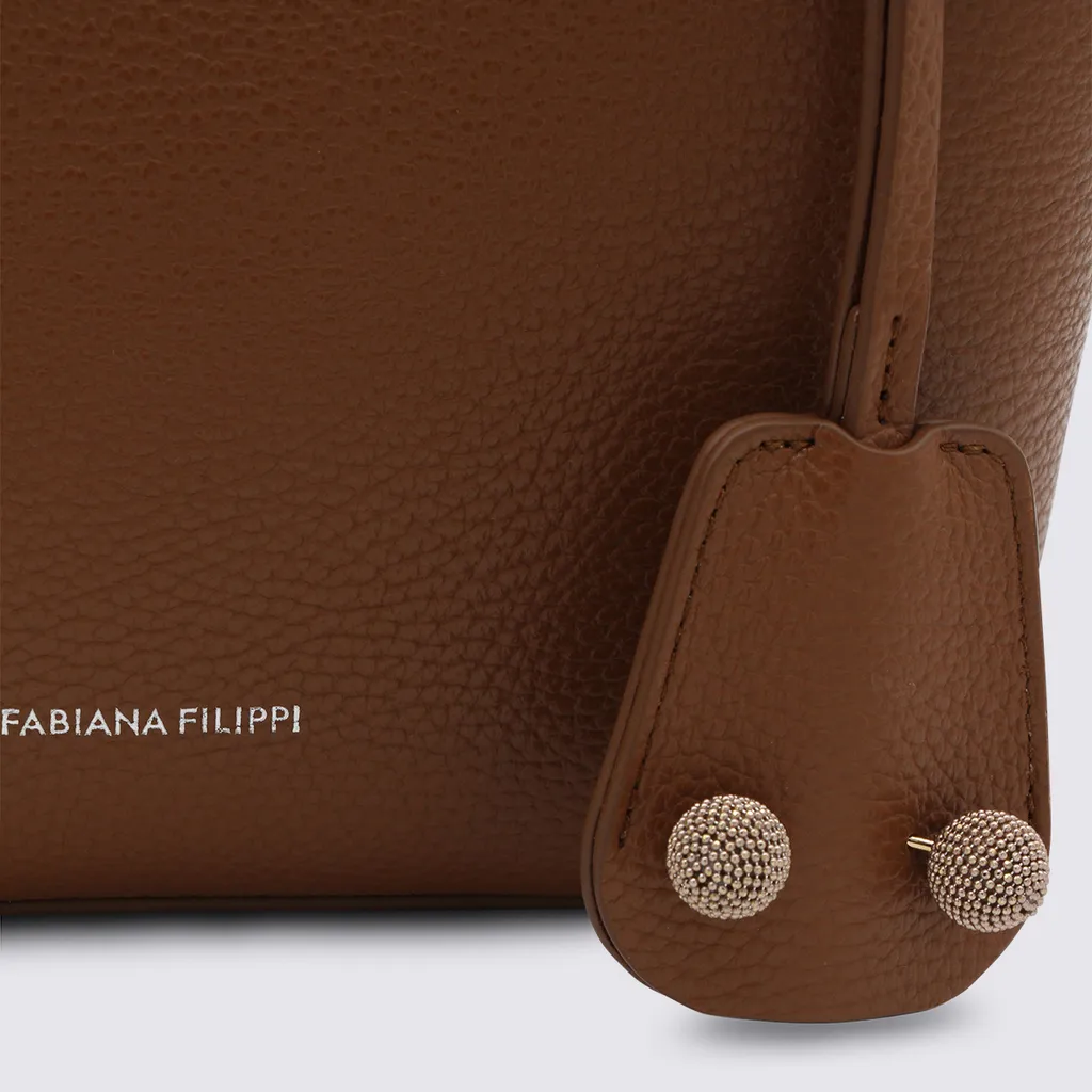 Fabiana Filippi Logo Printed Tote Bag