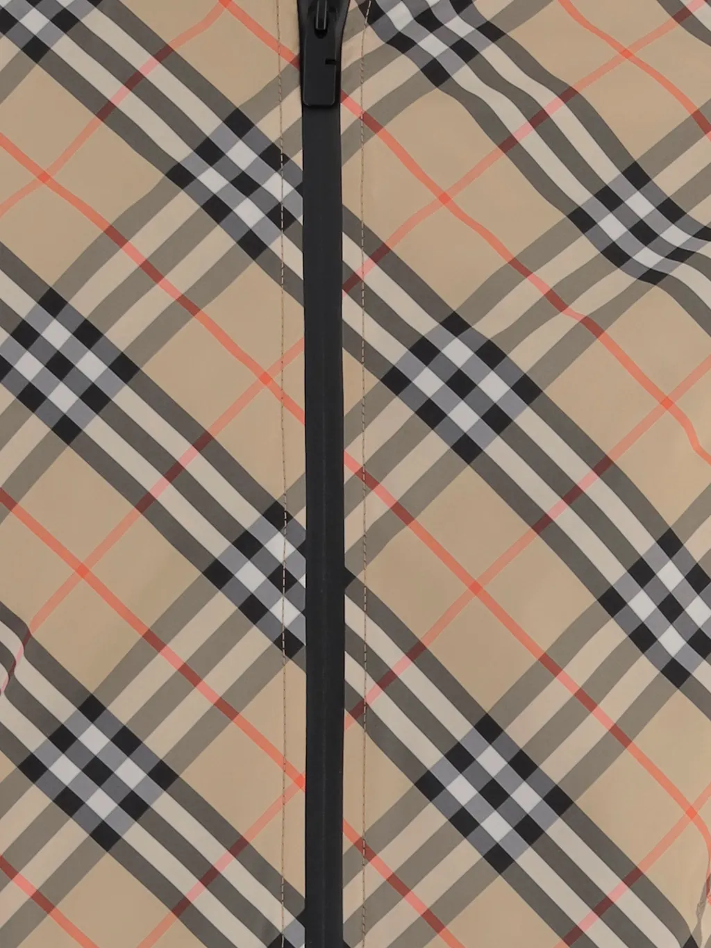 Burberry Checked Zip-Up Jacket