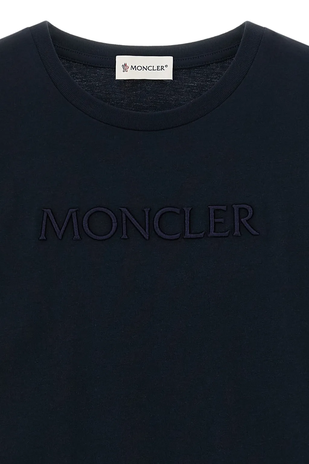 Moncler Enfant Embroidered Logo T-Shirt