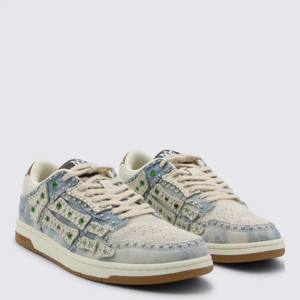 Amiri Skel Top Low Embellished Sneakers