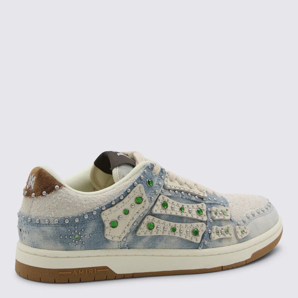 Amiri Skel Top Low Embellished Sneakers