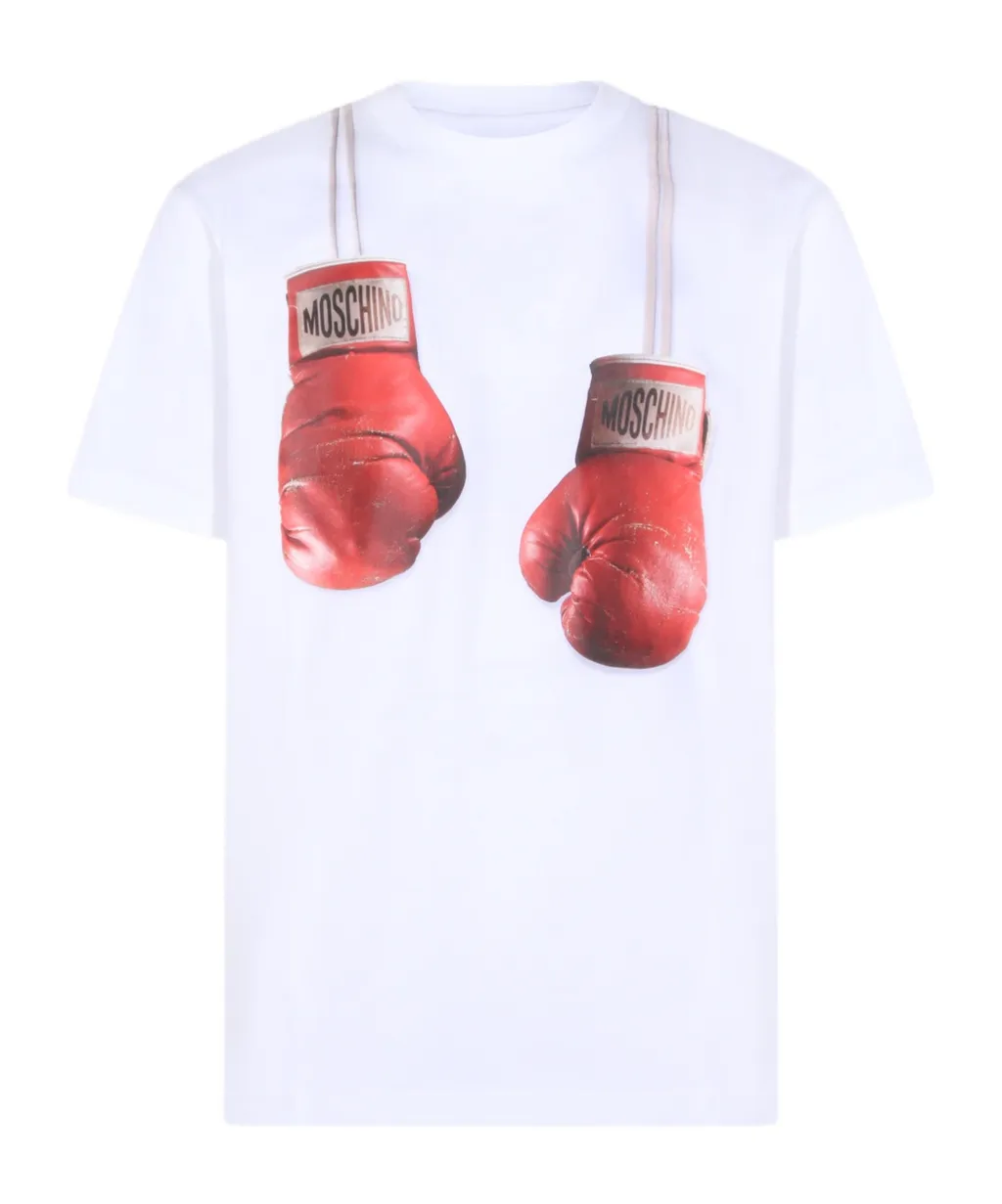 Moschino Short Sleeve Printed T-Shirt