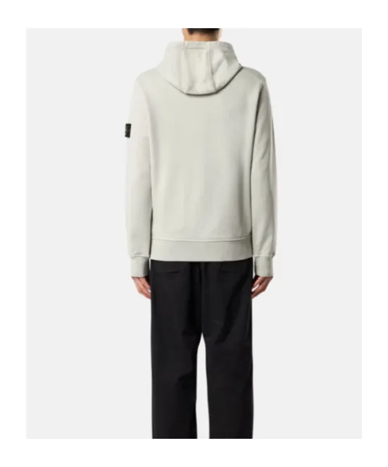 Stone Island Logo Patch Drawstring Hoodie