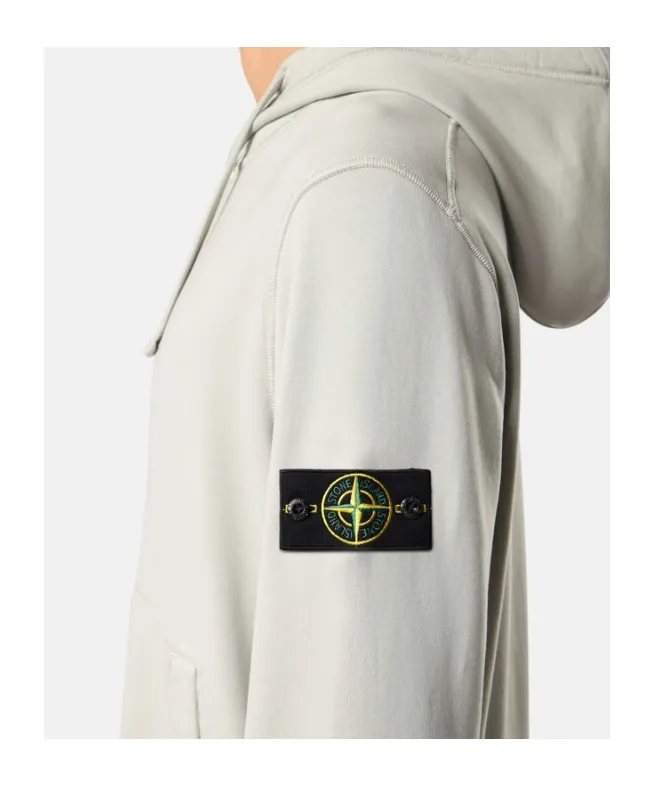 Stone Island Logo Patch Drawstring Hoodie