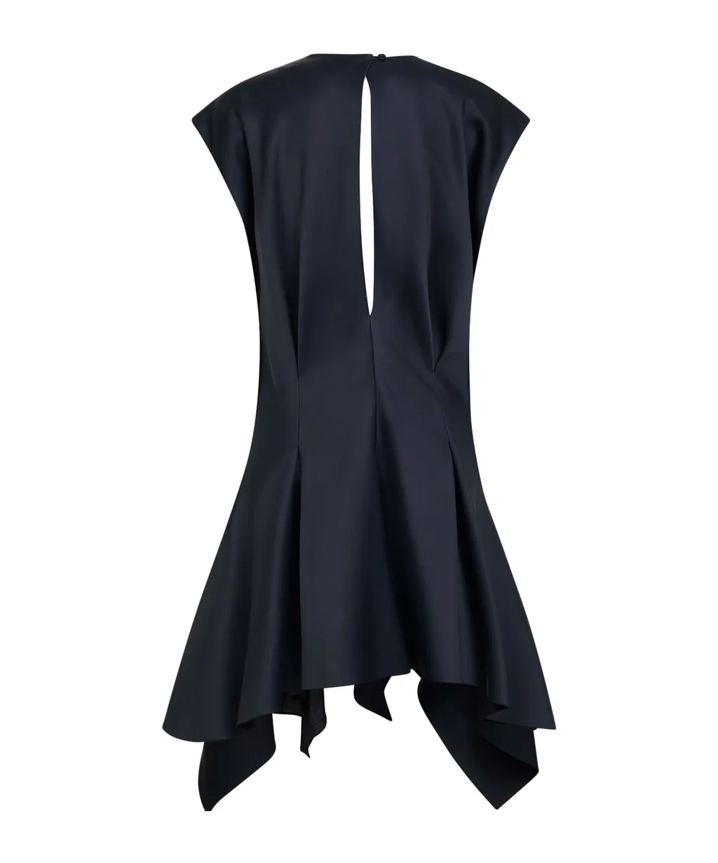 Khaite Merith V-Neck Mini Dress