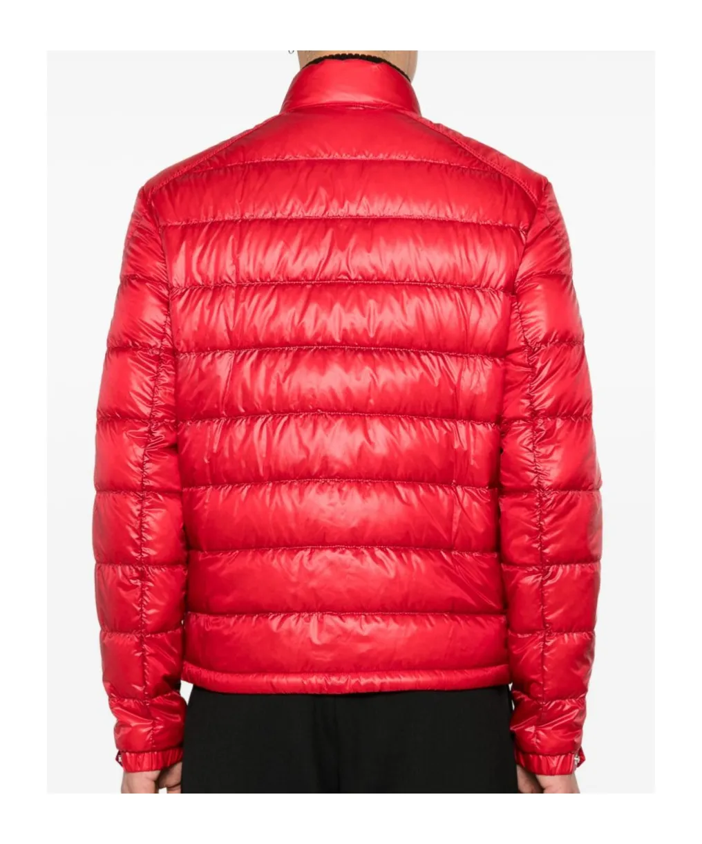 Moncler Selves Button-Up Short Padded Jacket