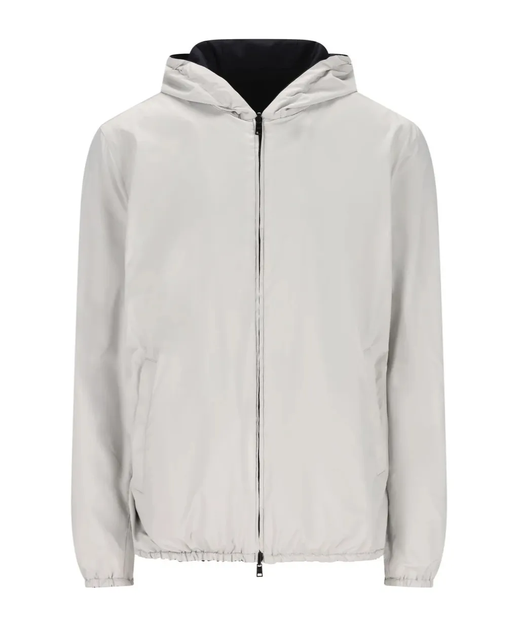 Herno Zip-Up Hooded Jacket