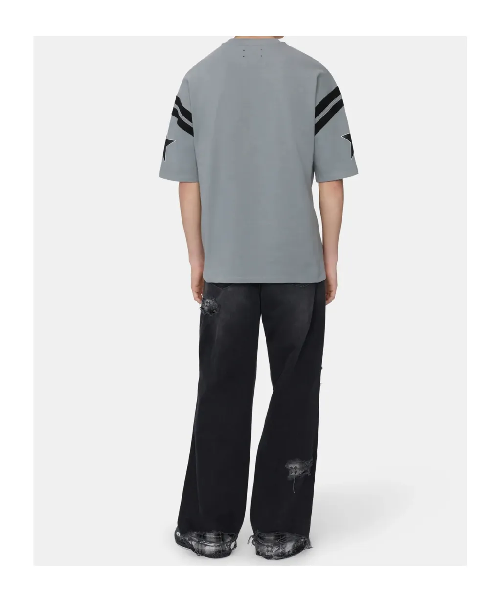 Amiri Flannel Repair Baggy Jeans