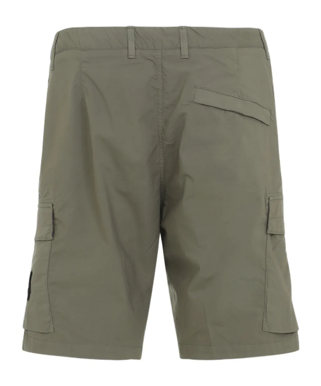 Stone Island Regular Fit Cargo Bermuda Shorts