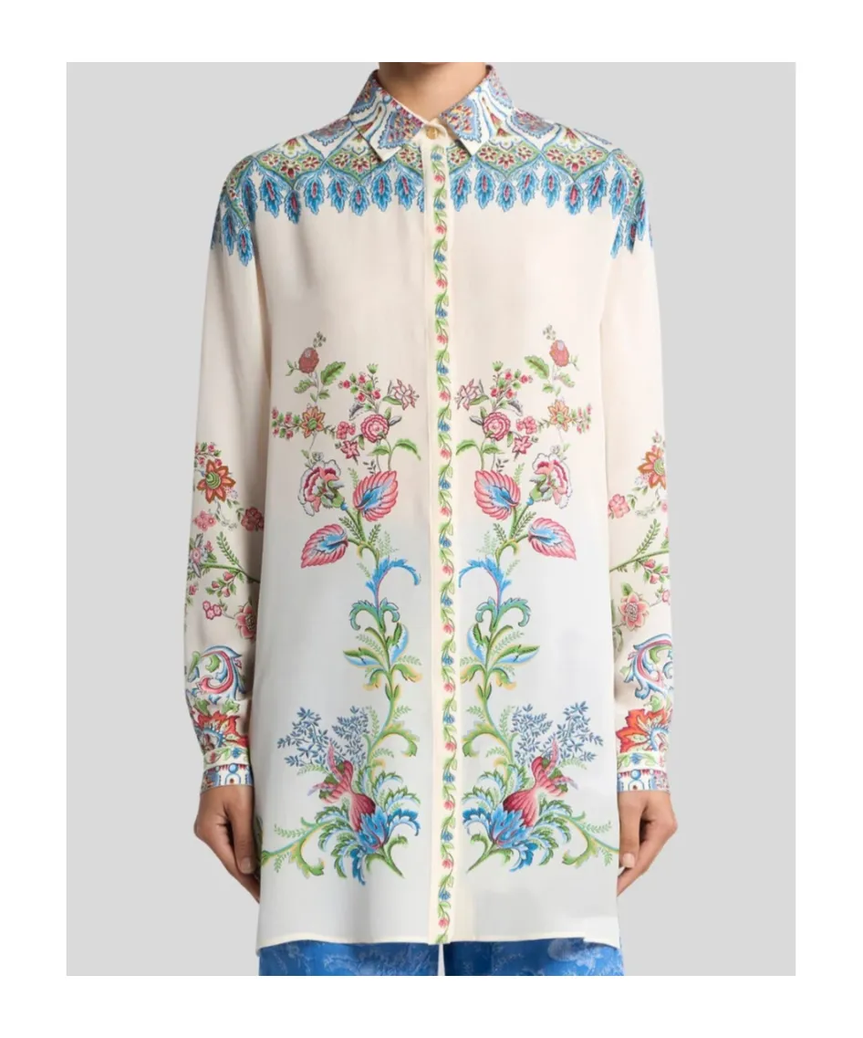 Etro Pattern-Printed Long-Sleeved Shirt
