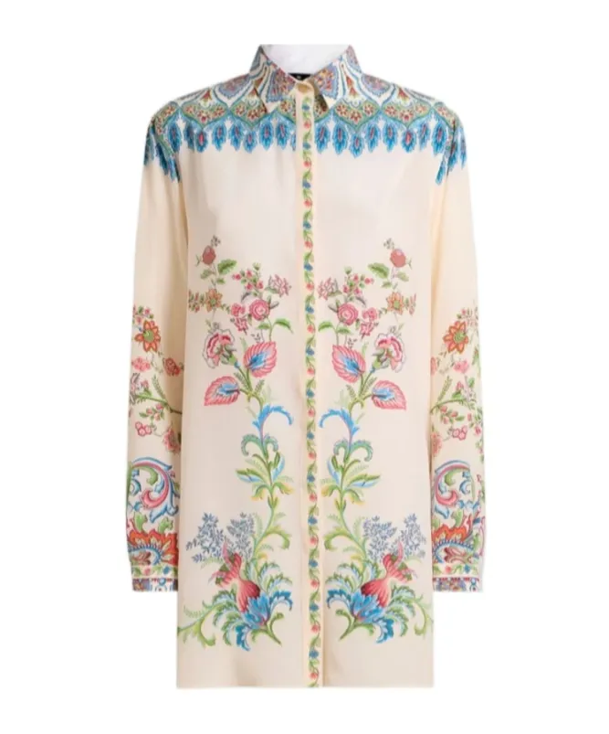 Etro Pattern-Printed Long-Sleeved Shirt
