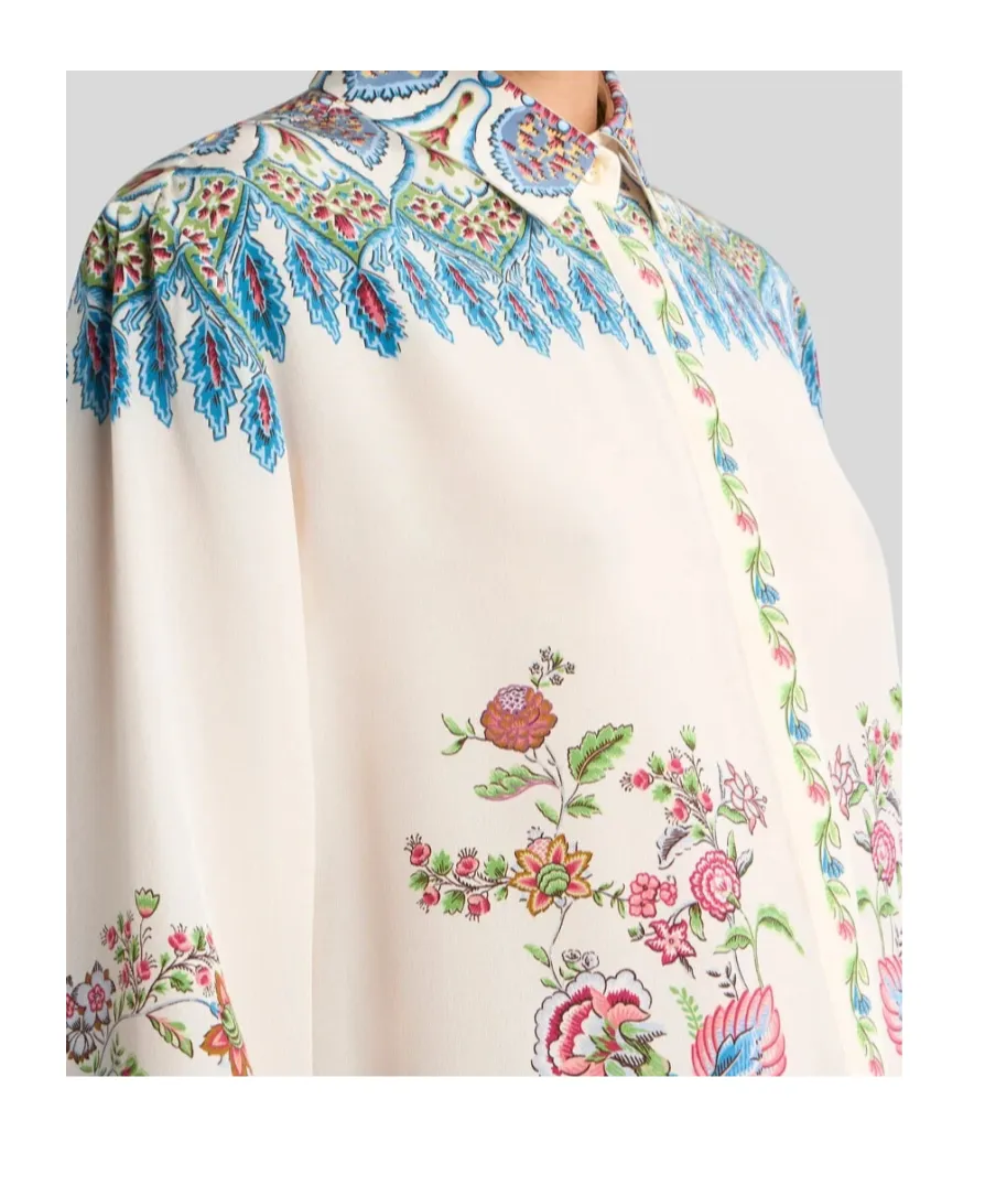 Etro Pattern-Printed Long-Sleeved Shirt