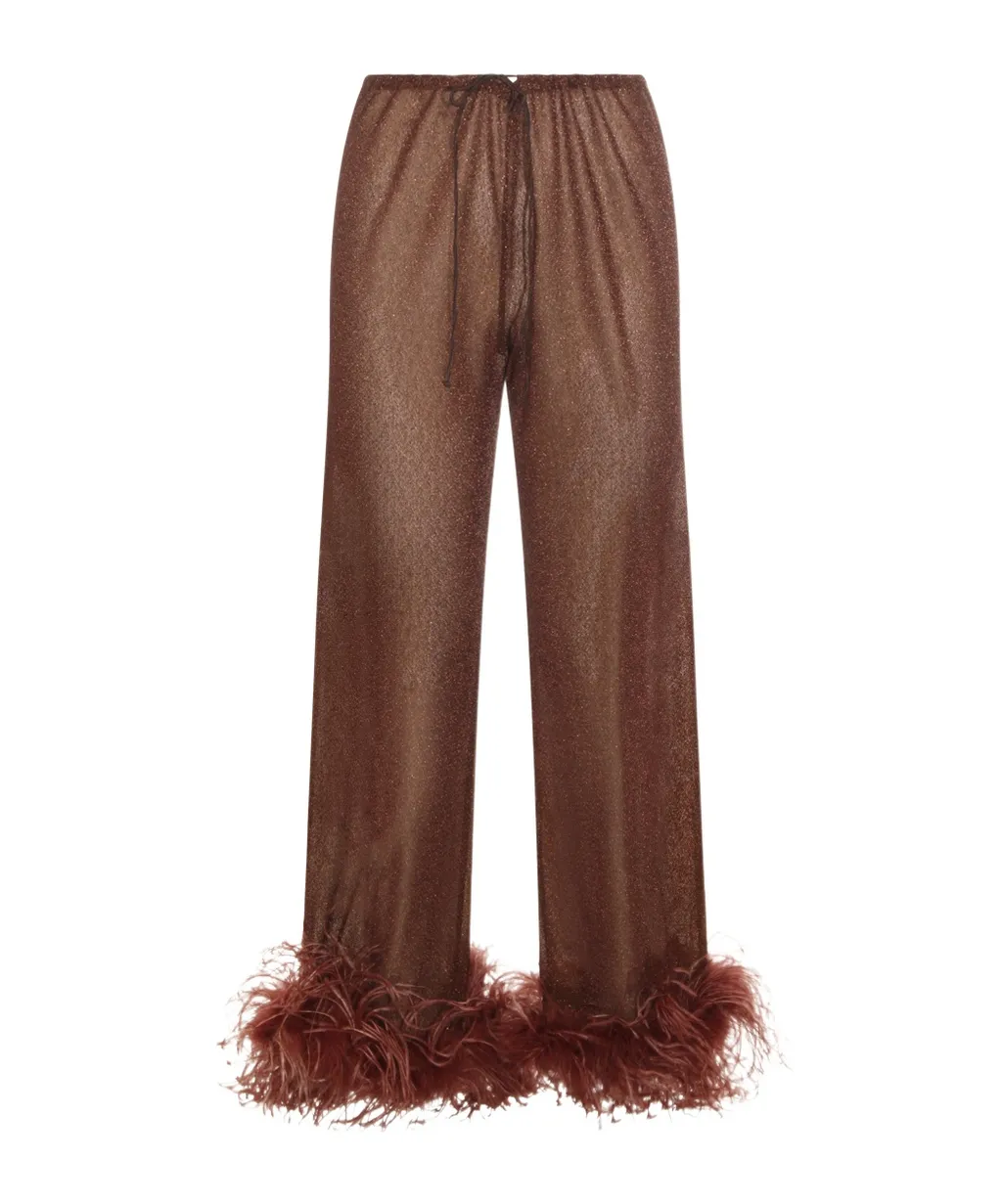 Osree Lurex Thread Trousers