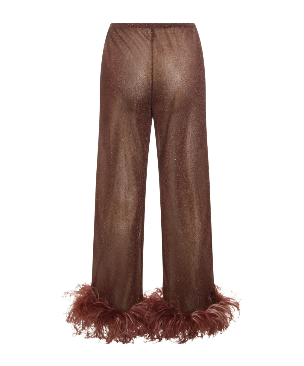 Osree Lurex Thread Trousers