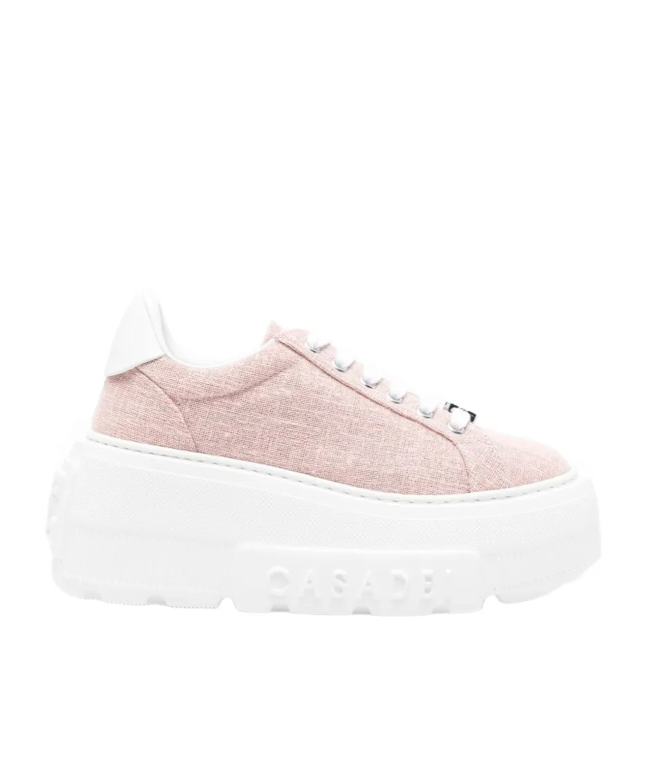Platform Lace-Up Sneakers