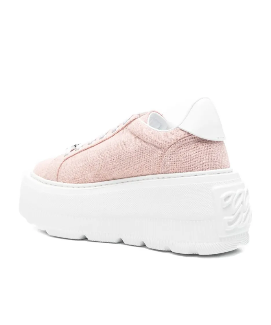 Platform Lace-Up Sneakers