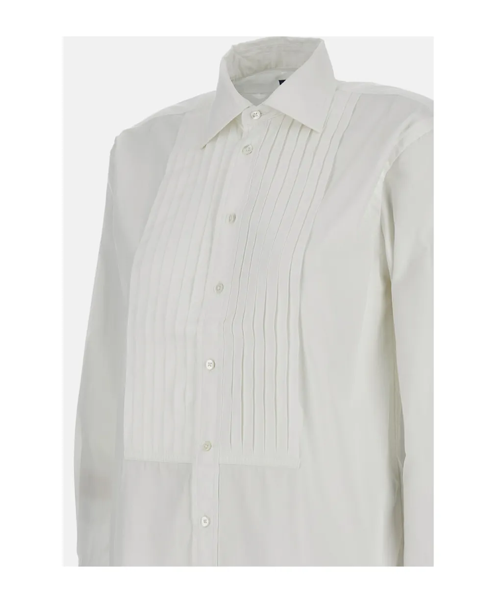 Polo Ralph Lauren Long-Sleeved Curved Hem Shirt