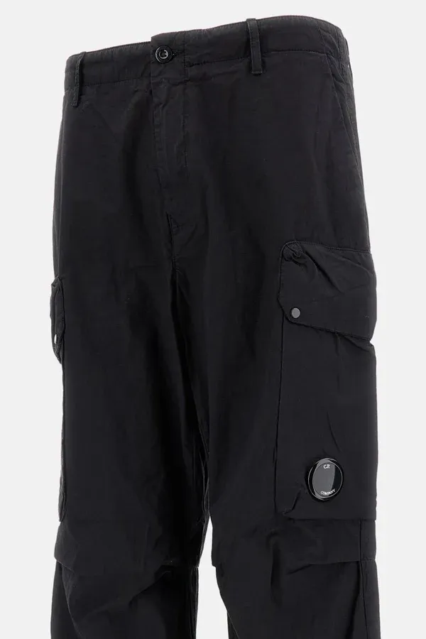 Drawstring Cuff Pocket Trousers