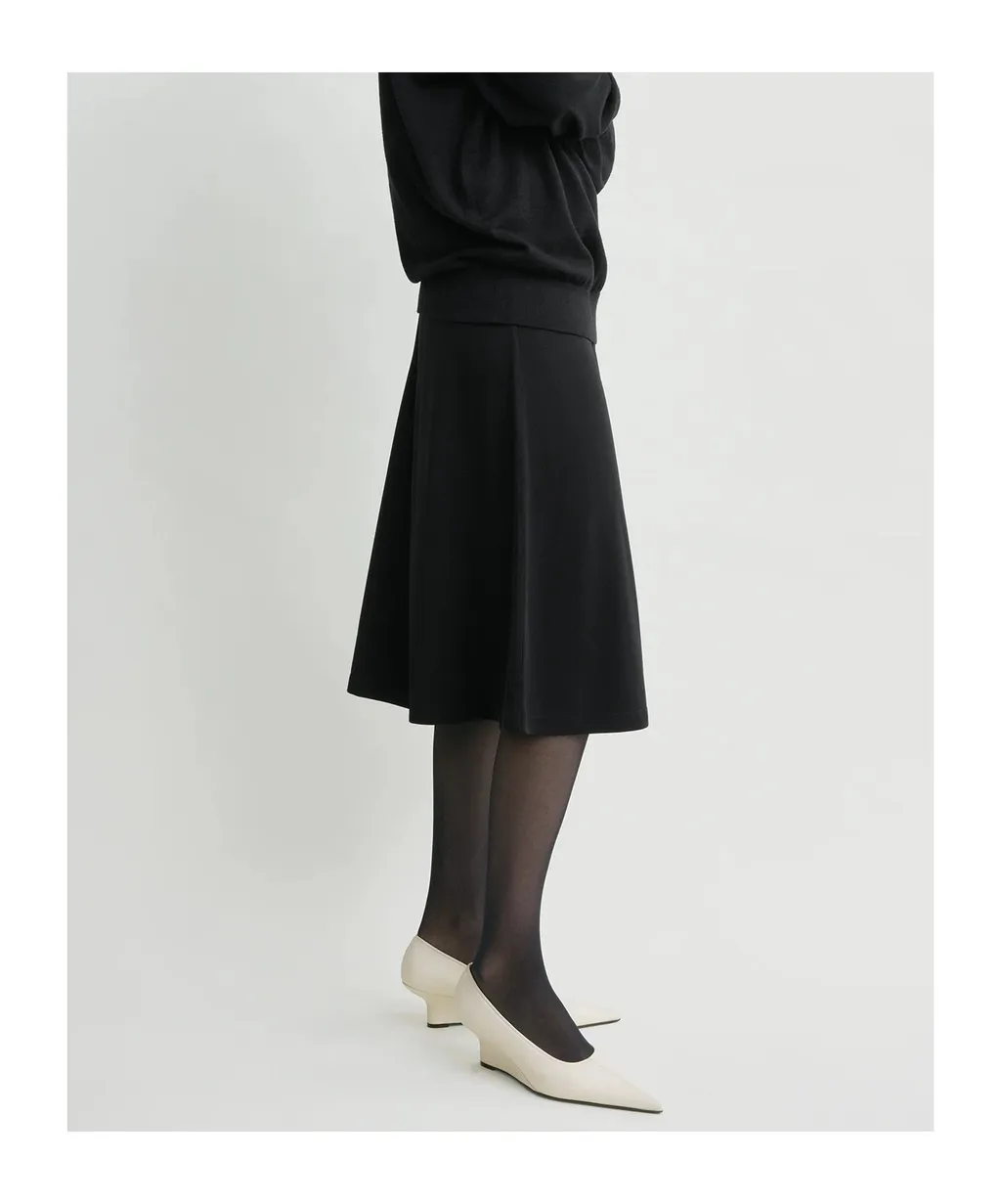 TotÊMe A-Line Fluid Midi Skirt