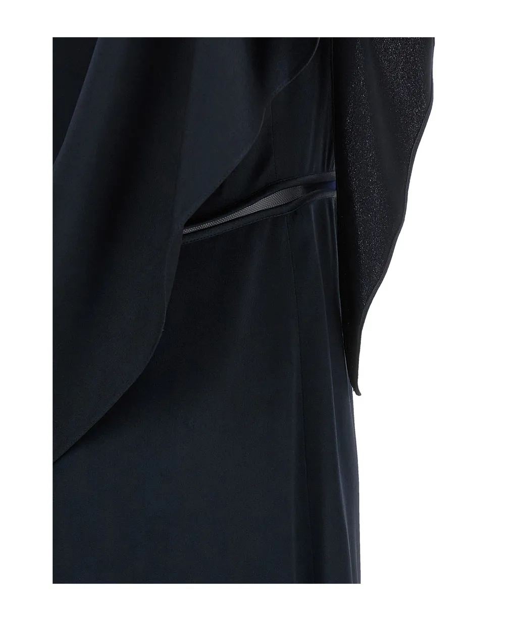 Fabiana Filippi Cut-Out Ruffle Midi Dress
