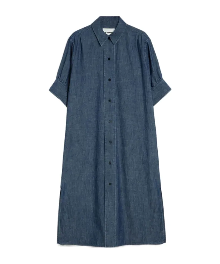 Jil Sander	Chambray Shirt Dress