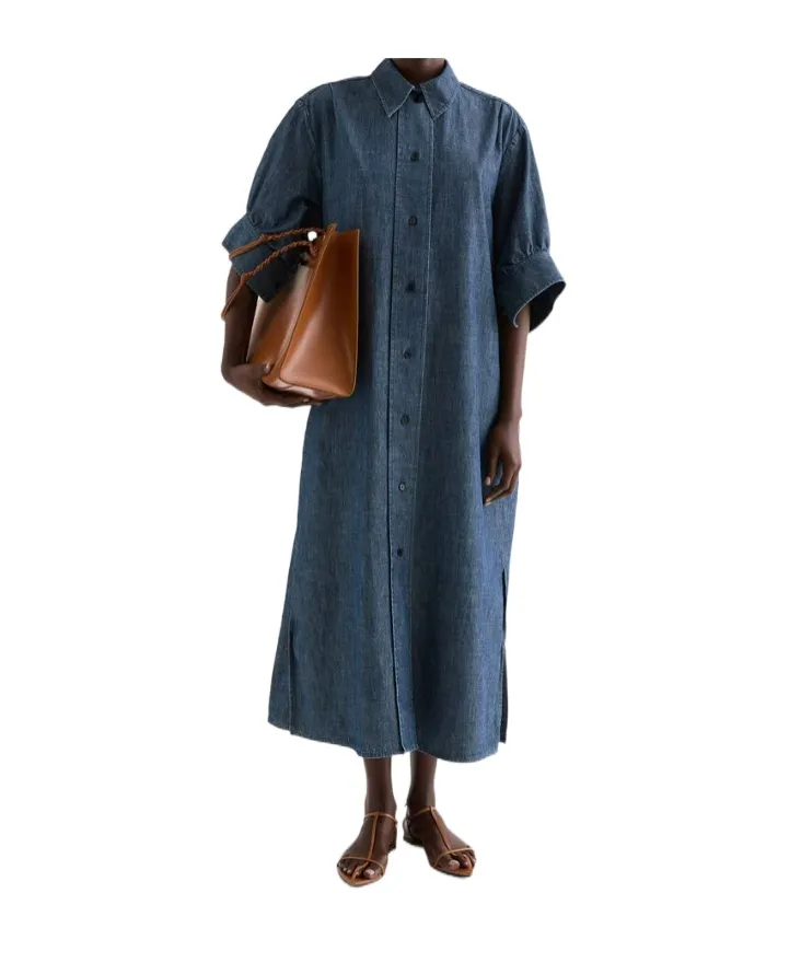 Jil Sander	Chambray Shirt Dress