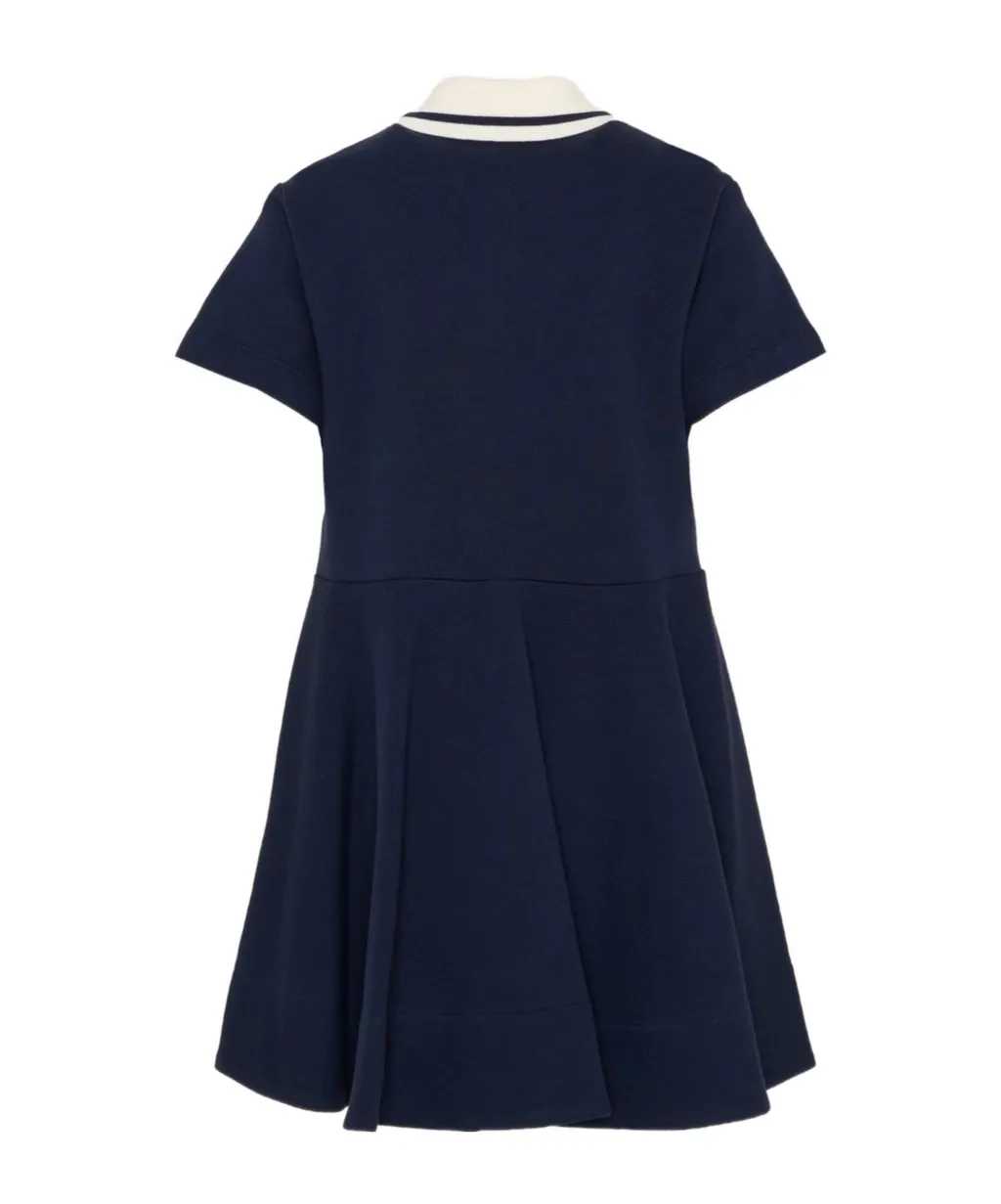 Fendi Kids Logo Detailed Flared Dress