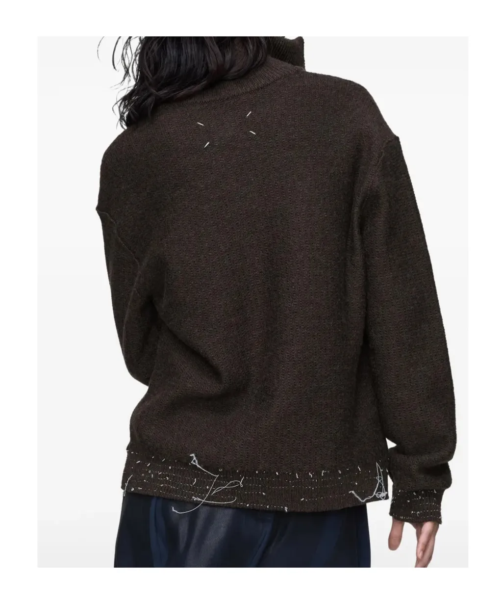 Wool Quarter-Zip Sweater