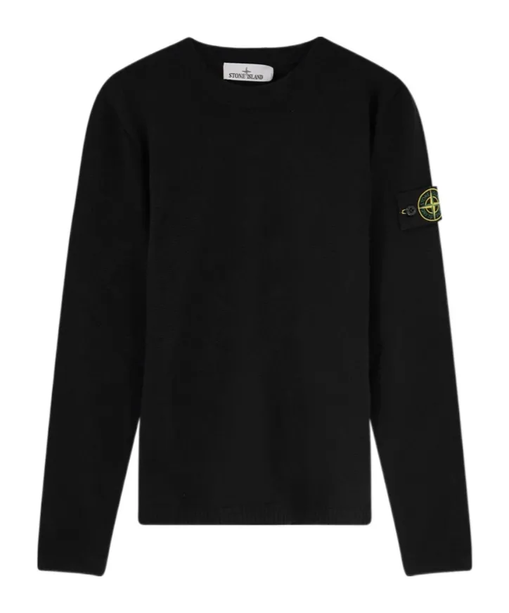 Stone Island Logo Patch Crewneck Jumper