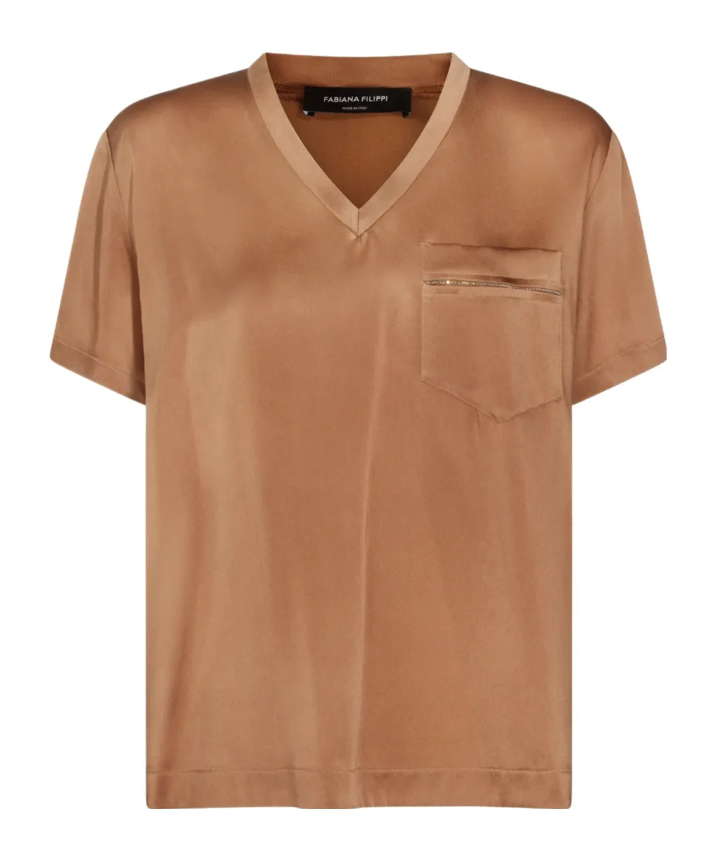 Fabiana Filippi V-Neck Top