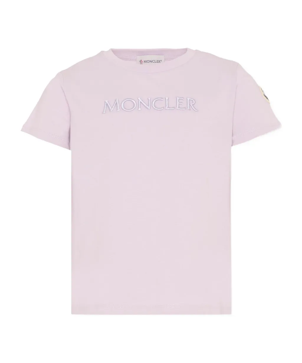 Moncler Enfant Embroidered Logo T-Shirt