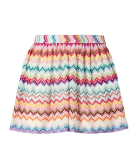 Missoni Pixelated Zigzag Motif Shorts