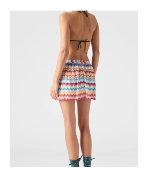 Missoni Pixelated Zigzag Motif Shorts