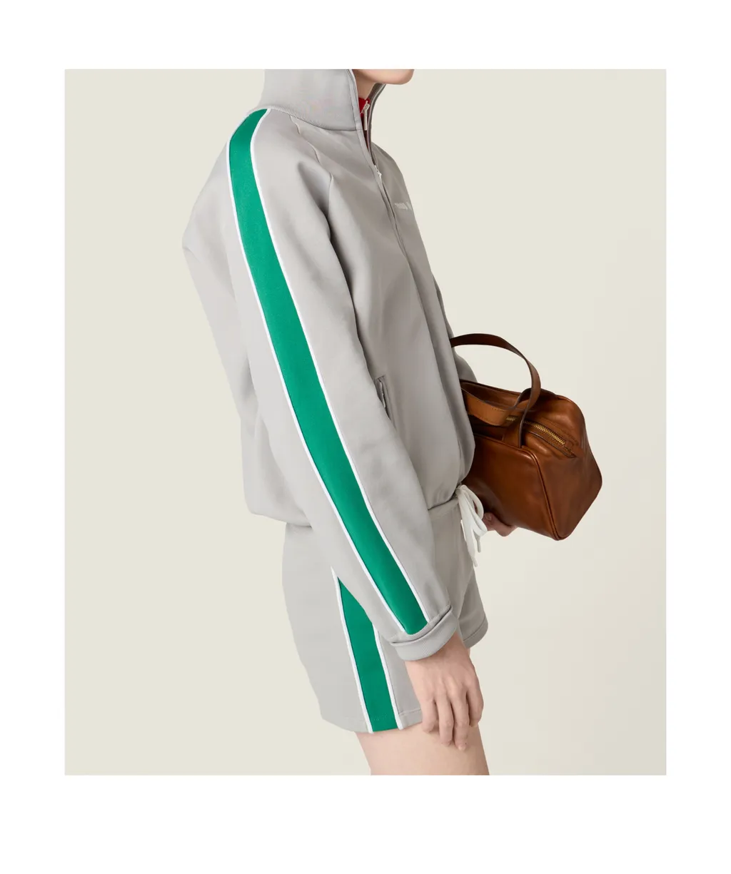 Technical Yarn Zipper Sweatshirt