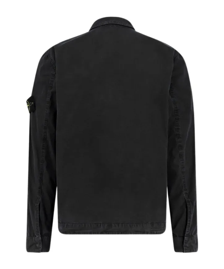 Stone Island Logo Patch Pocket Detail Shirt