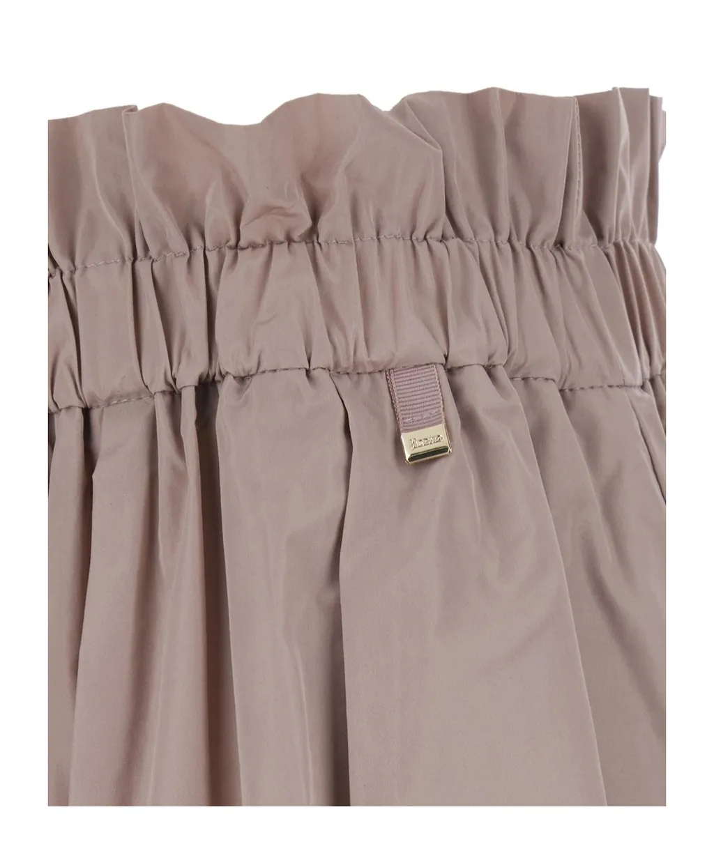 Herno A-Line Elasticated Waistband Midi Skirt