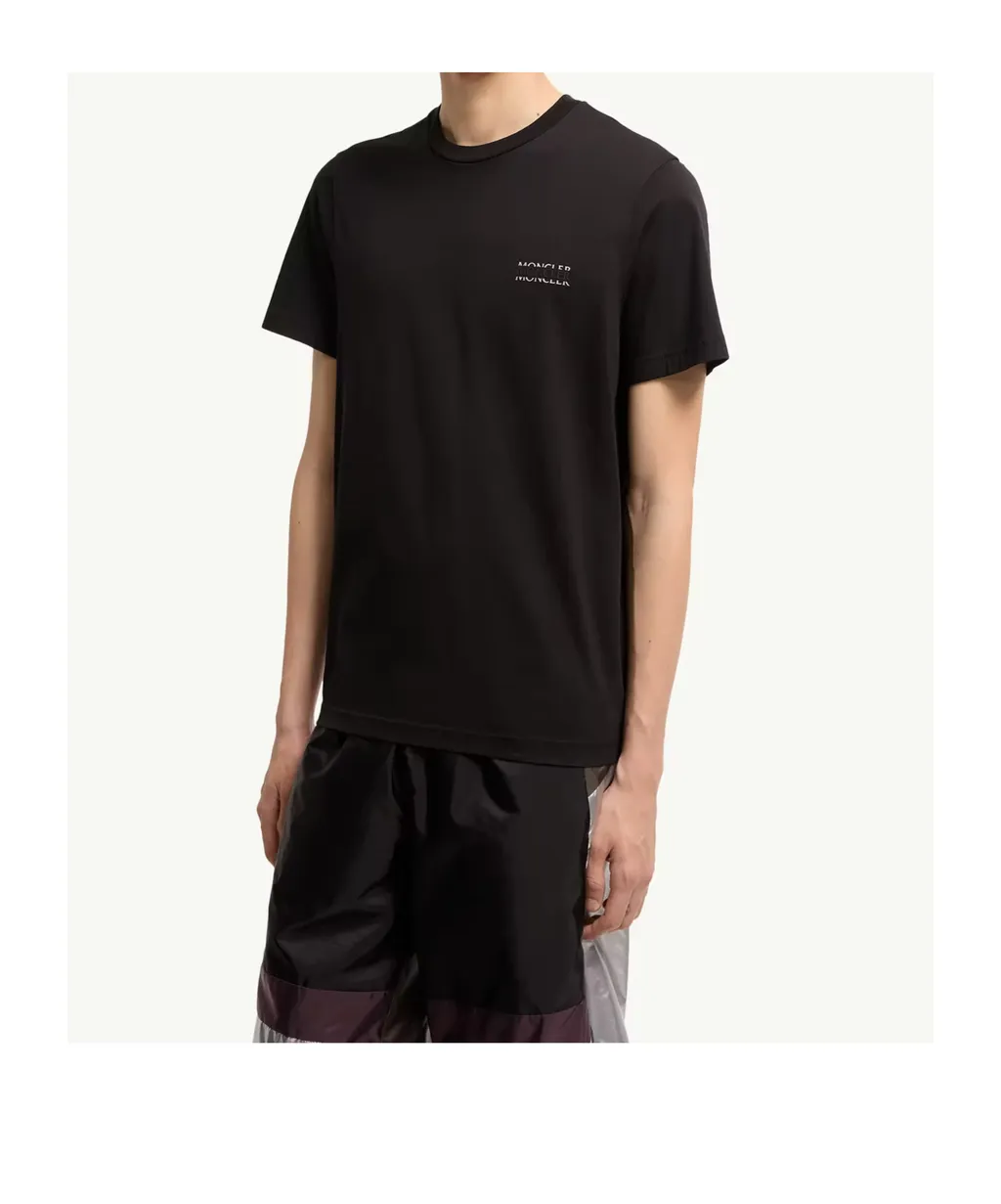 Moncler Logo Patch Crewneck T-Shirt
