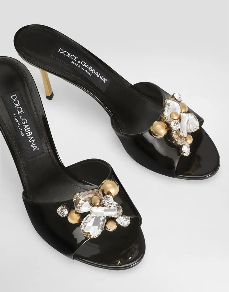 Dolce & Gabbana Embellished Slip-On Mules