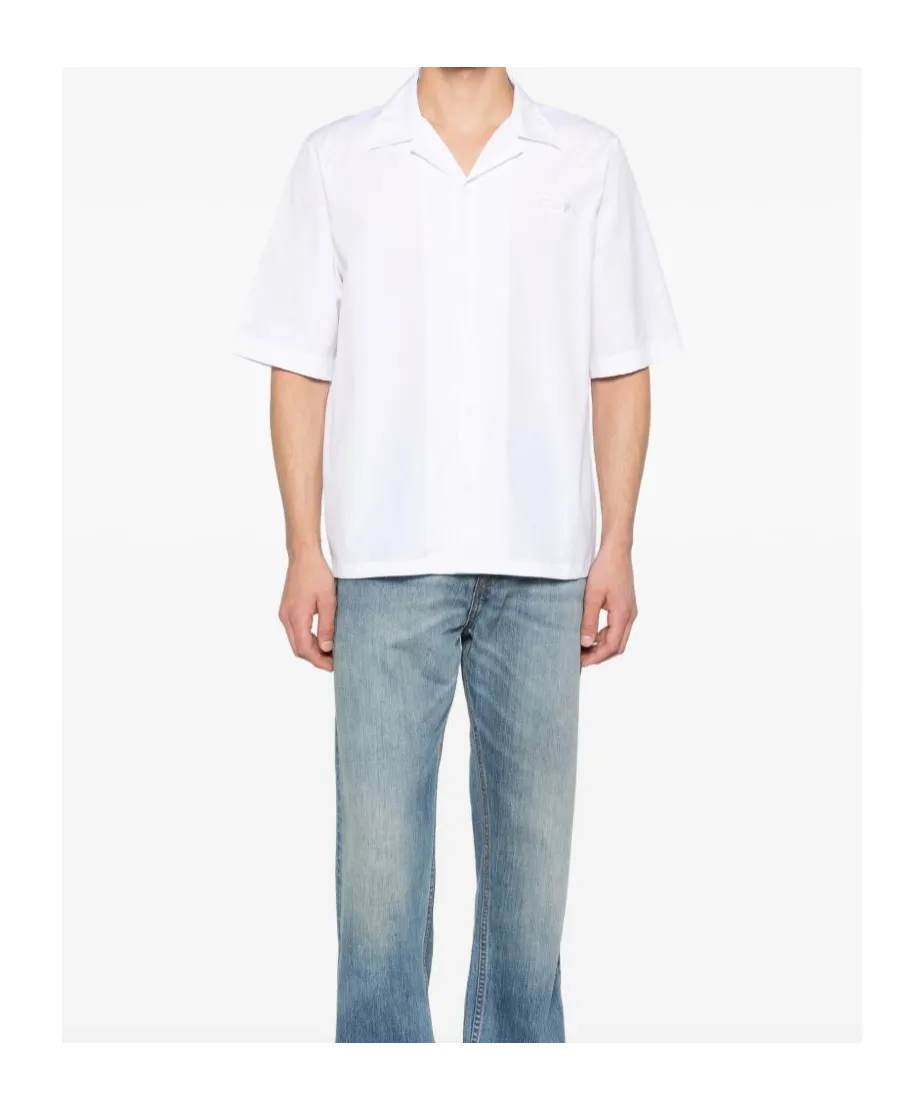 Diesel S-Mac Camp Collar Short-Sleeved Shirt