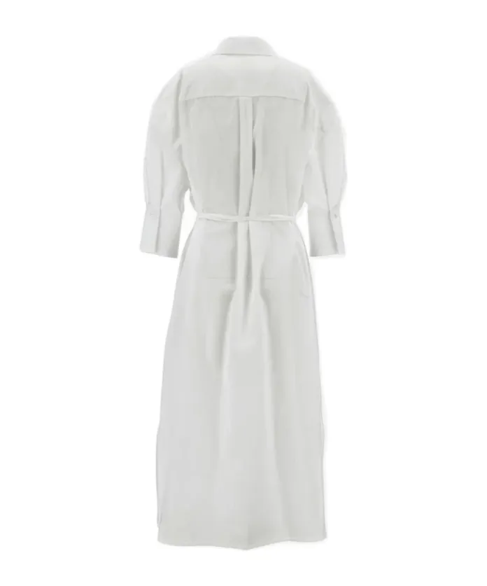 Tulip-Embroidered Dress