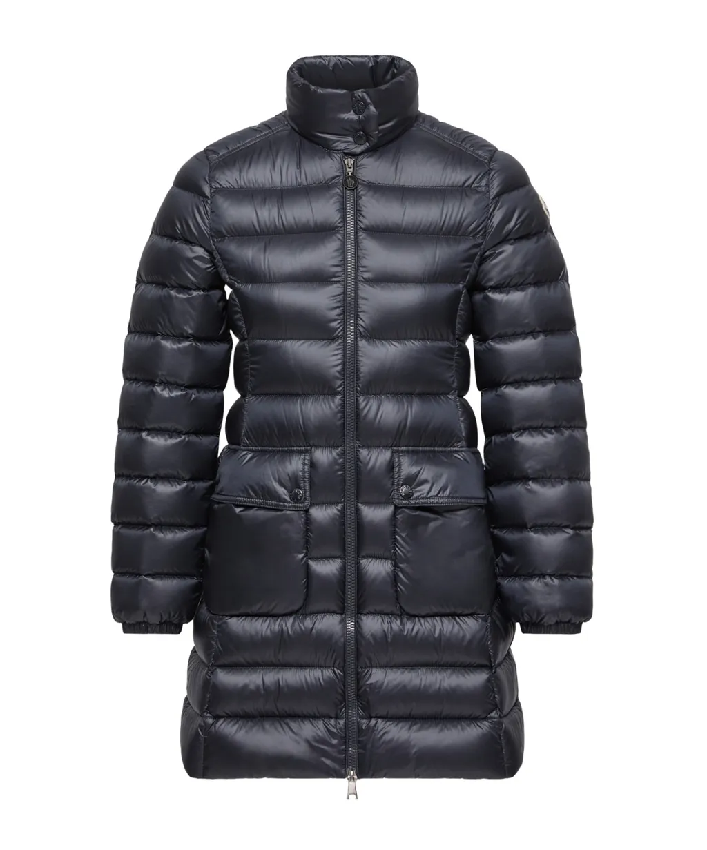 Moncler Genet Long Zip-Up Padded Jacket