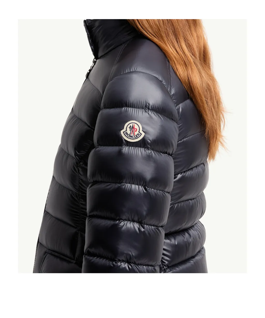 Moncler Genet Long Zip-Up Padded Jacket
