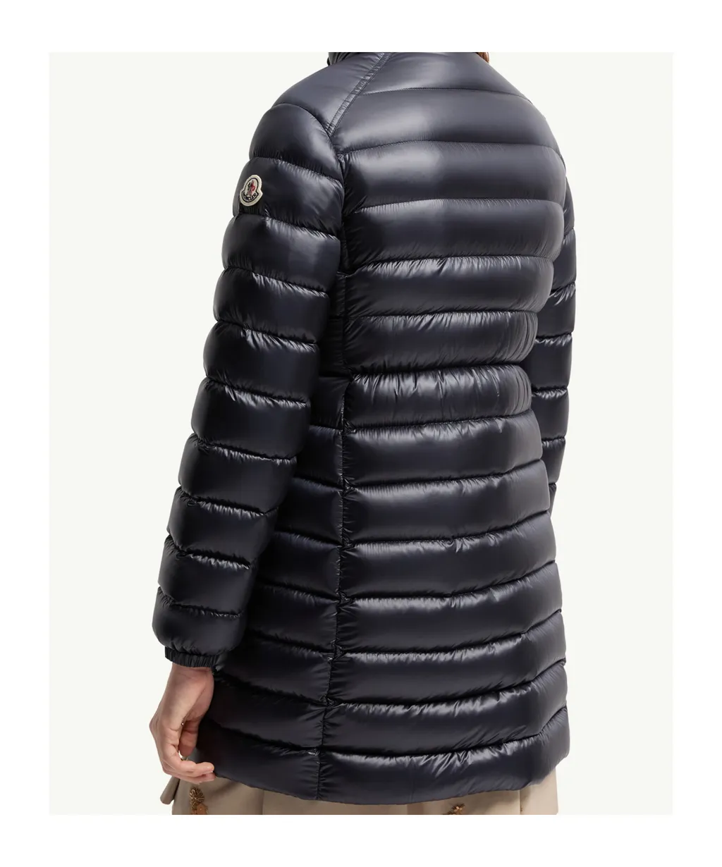 Moncler Genet Long Zip-Up Padded Jacket