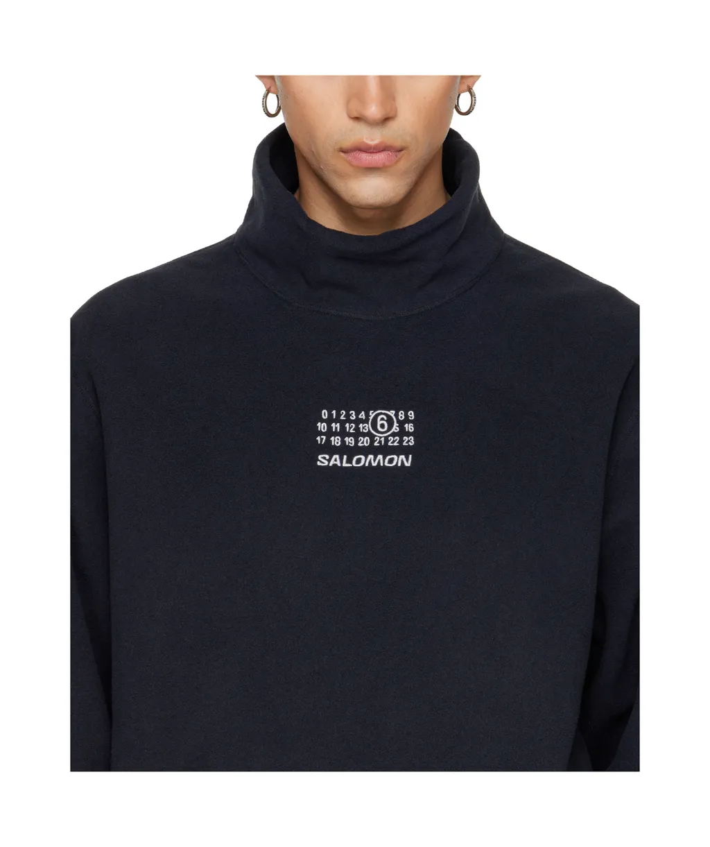 Mm6 Maison Margiela Numeric Logo Engraved Hoop Earrings