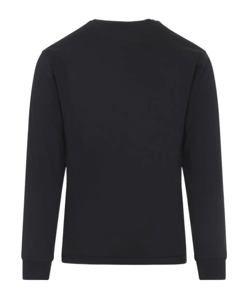 Stone Island Logo Detailed Crewneck T-Shirt