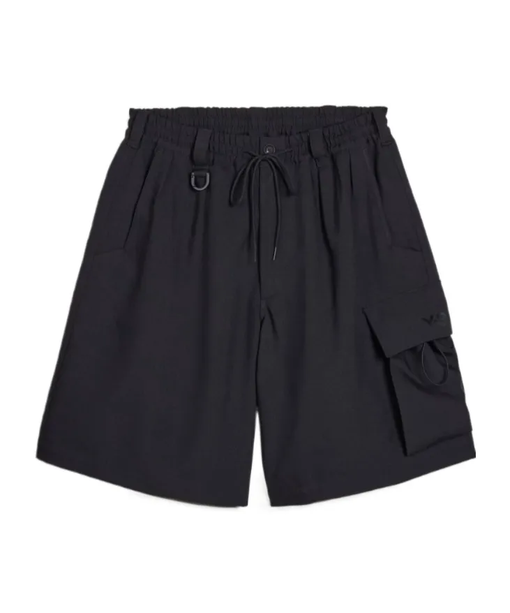 Y-3 Sport Uniform Cargo Drawstring Shorts