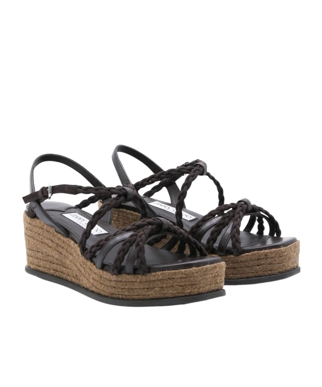 Jimmy Choo Nyra 60 Wedge Sandals
