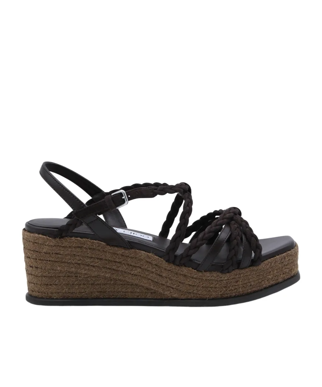 Jimmy Choo Nyra 60 Wedge Sandals